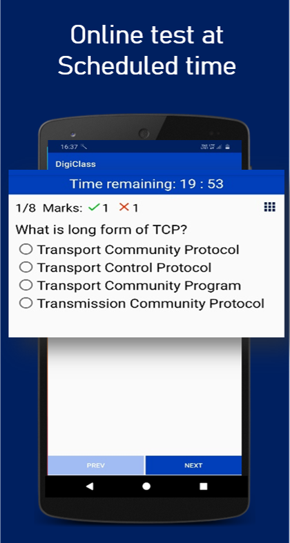 online test for students digiclass